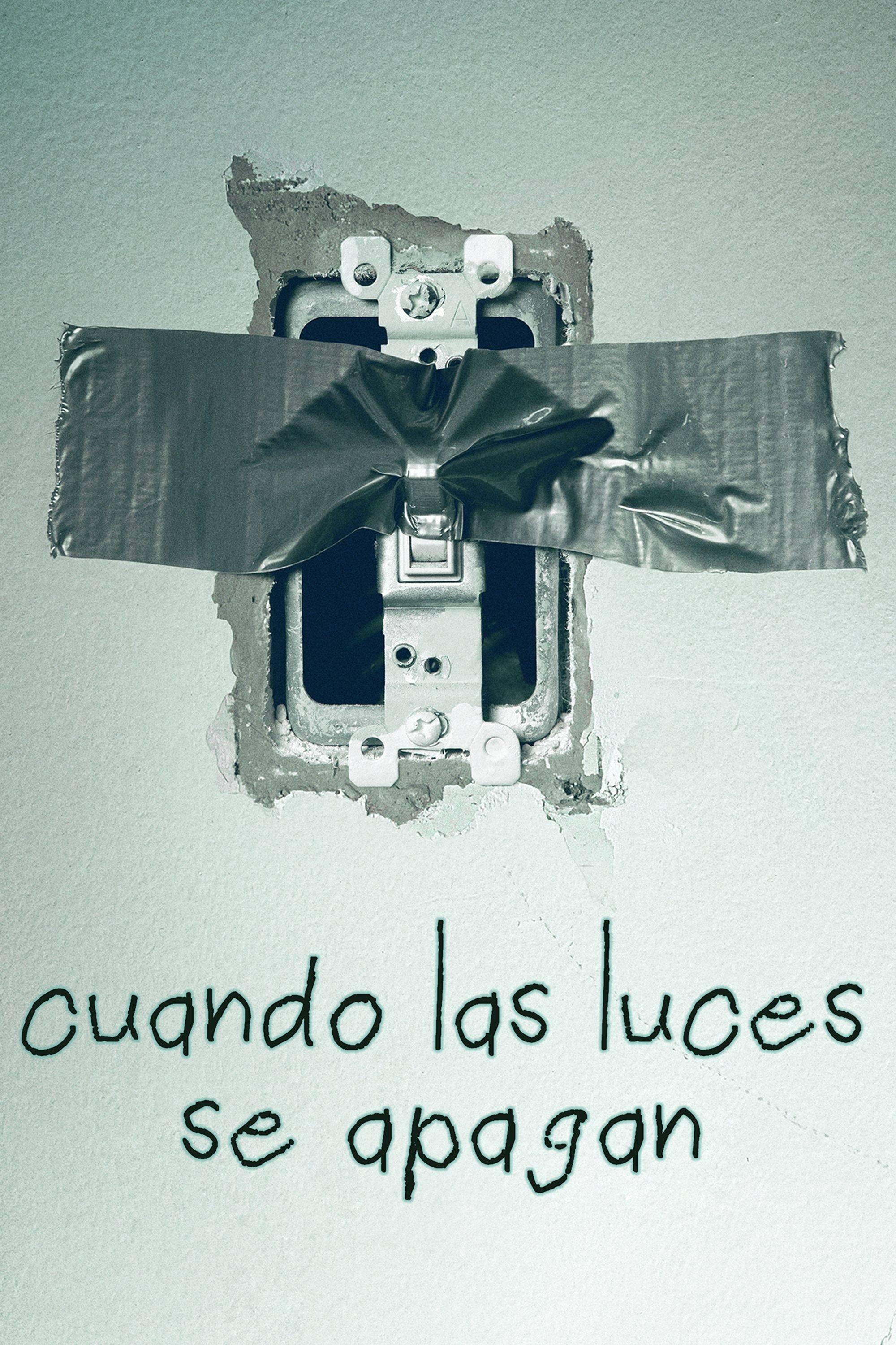 Poster Cuando las luces se apagan