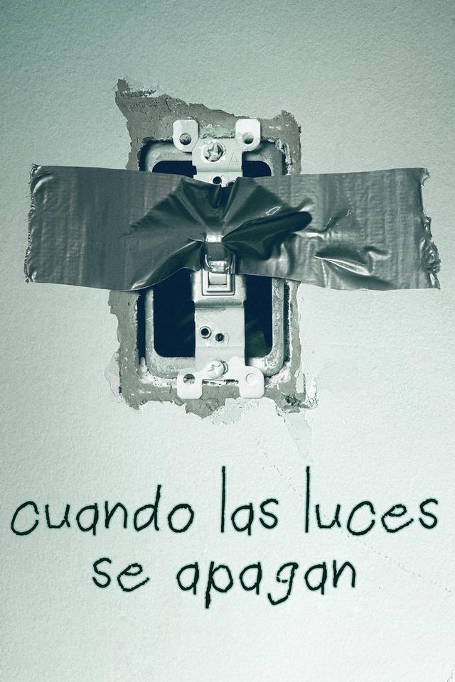 Poster Cuando las luces se apagan