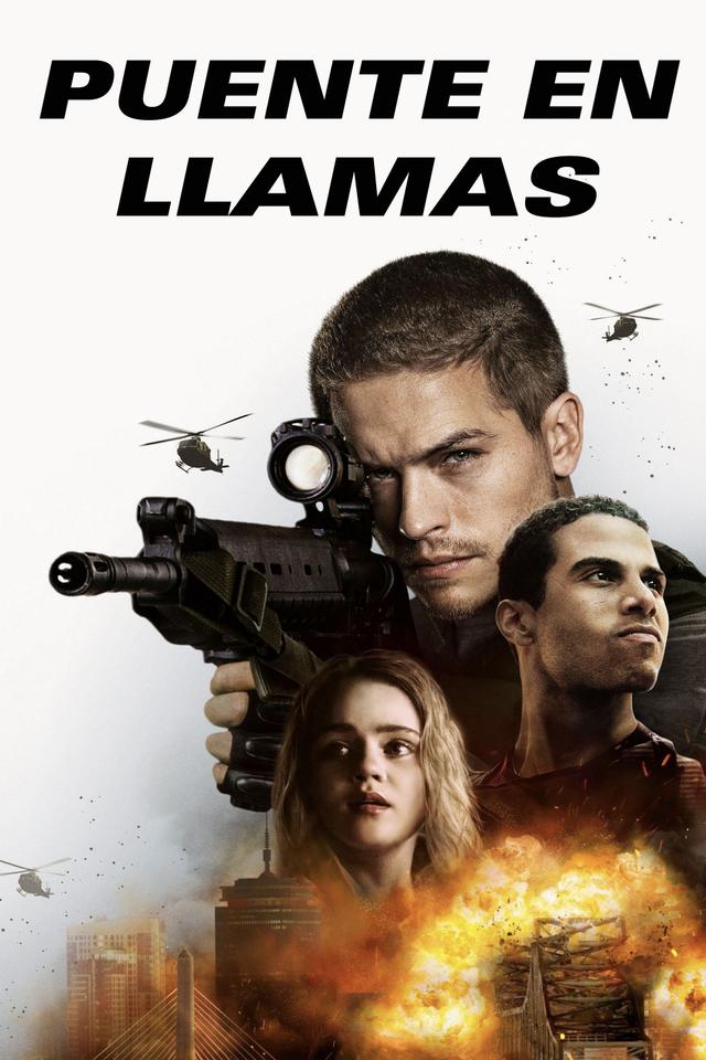 Poster Puente en llamas