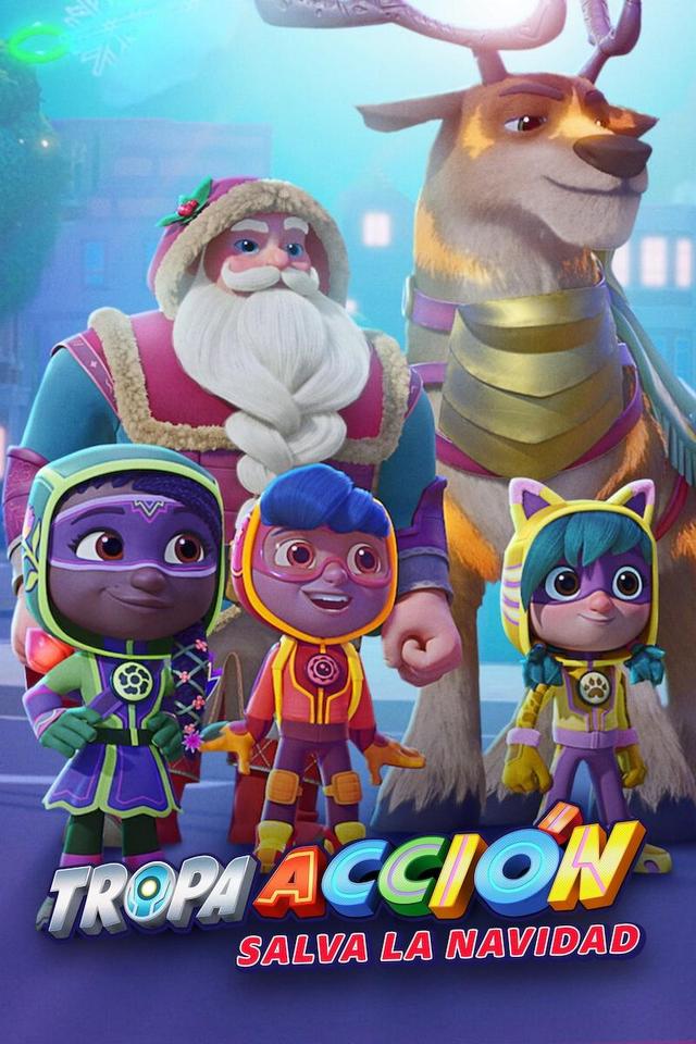 Poster La Tropa Acción salva la Navidad