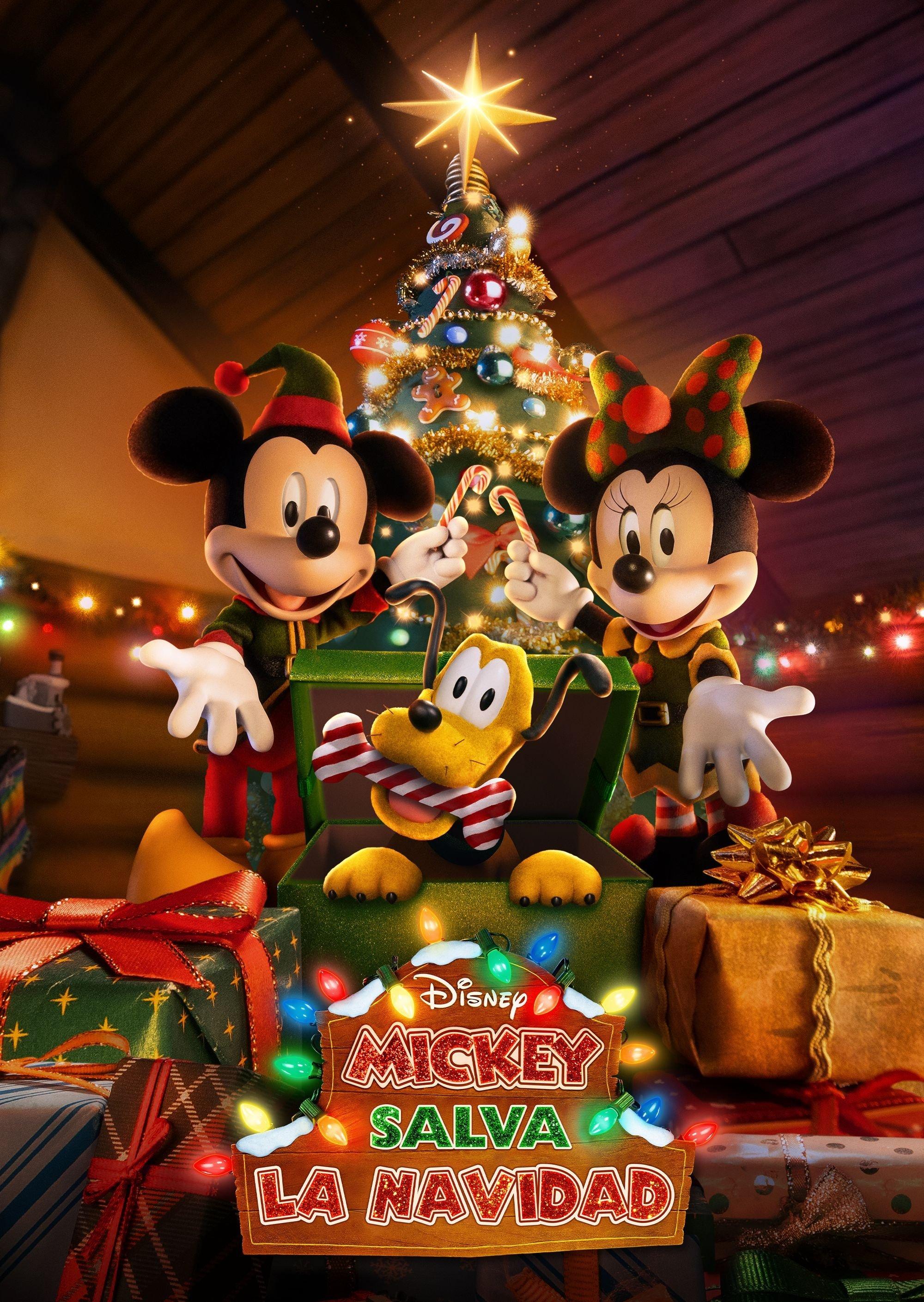 Poster Mickey salva la Navidad