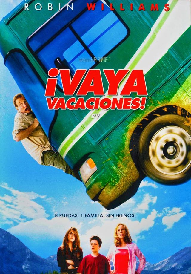 Poster Locas Vacaciones Sobre Ruedas