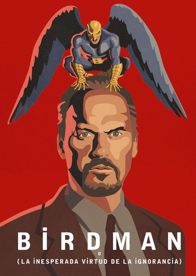 Poster Birdman o (La Inesperada Virtud de la Ignorancia)