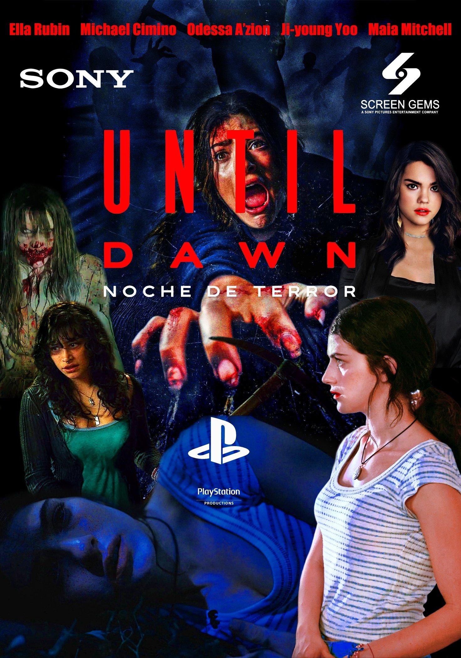 Poster Until Dawn: Noche de terror