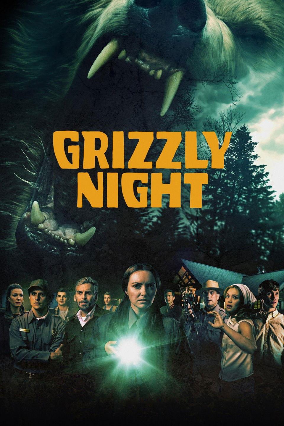 Poster Grizzly Night