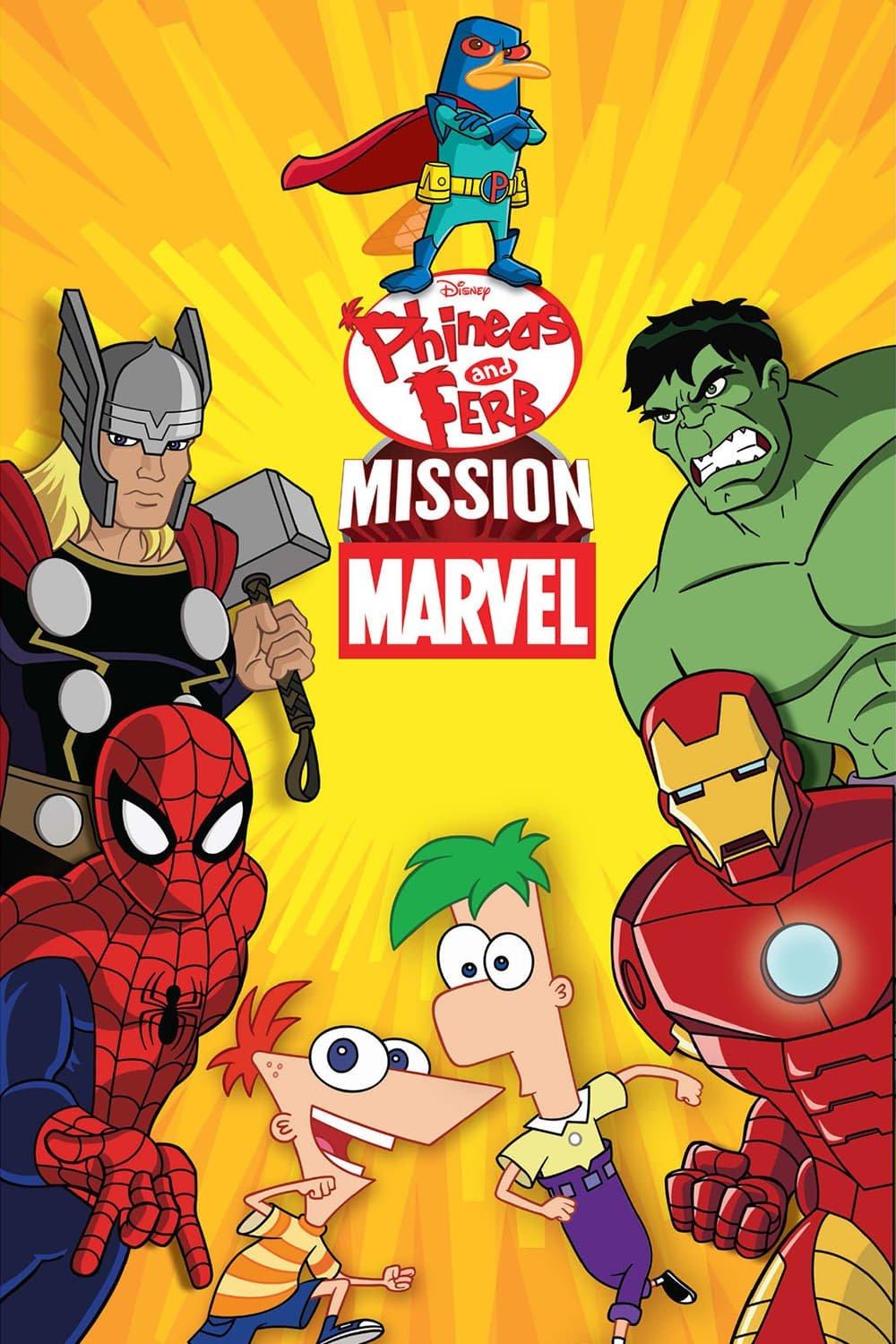 Poster Phineas y Ferb: Misión Marvel