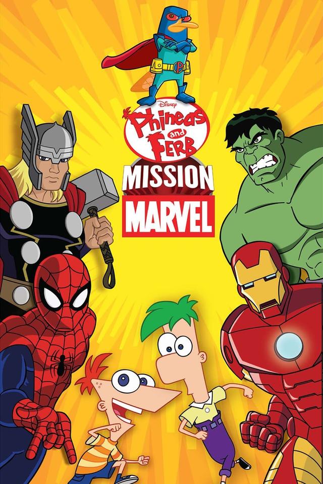 Poster Phineas y Ferb: Misión Marvel