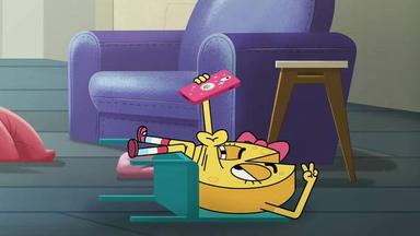 Poster episodio Chico Chica Perro Gata Ratón Queso 1x6