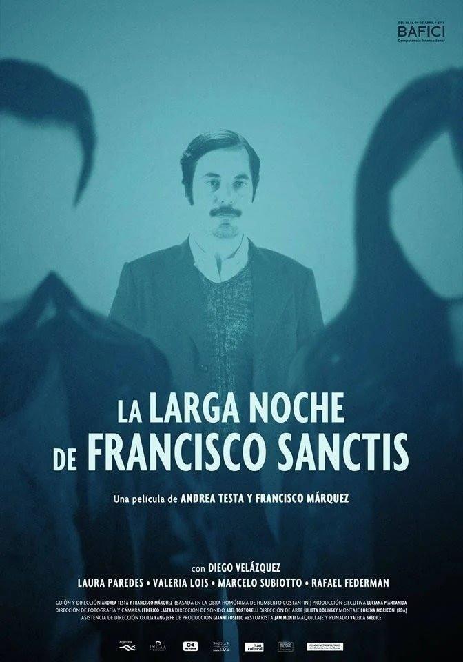 Poster La larga noche de Francisco Sanctis