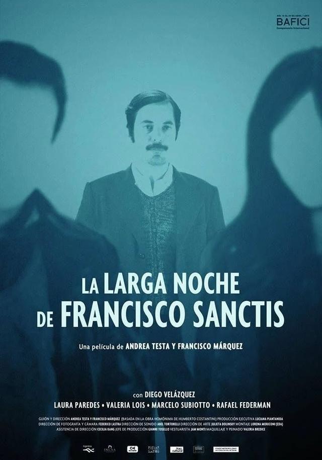 Poster La larga noche de Francisco Sanctis