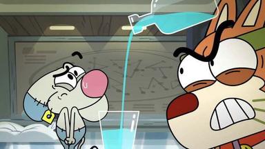 Poster episodio Chico Chica Perro Gata Ratón Queso 1x8