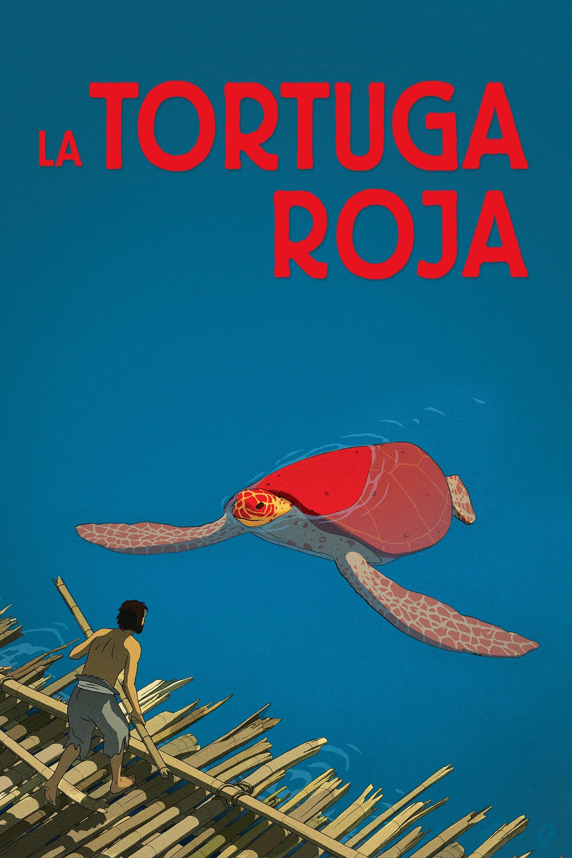 Poster La tortuga roja