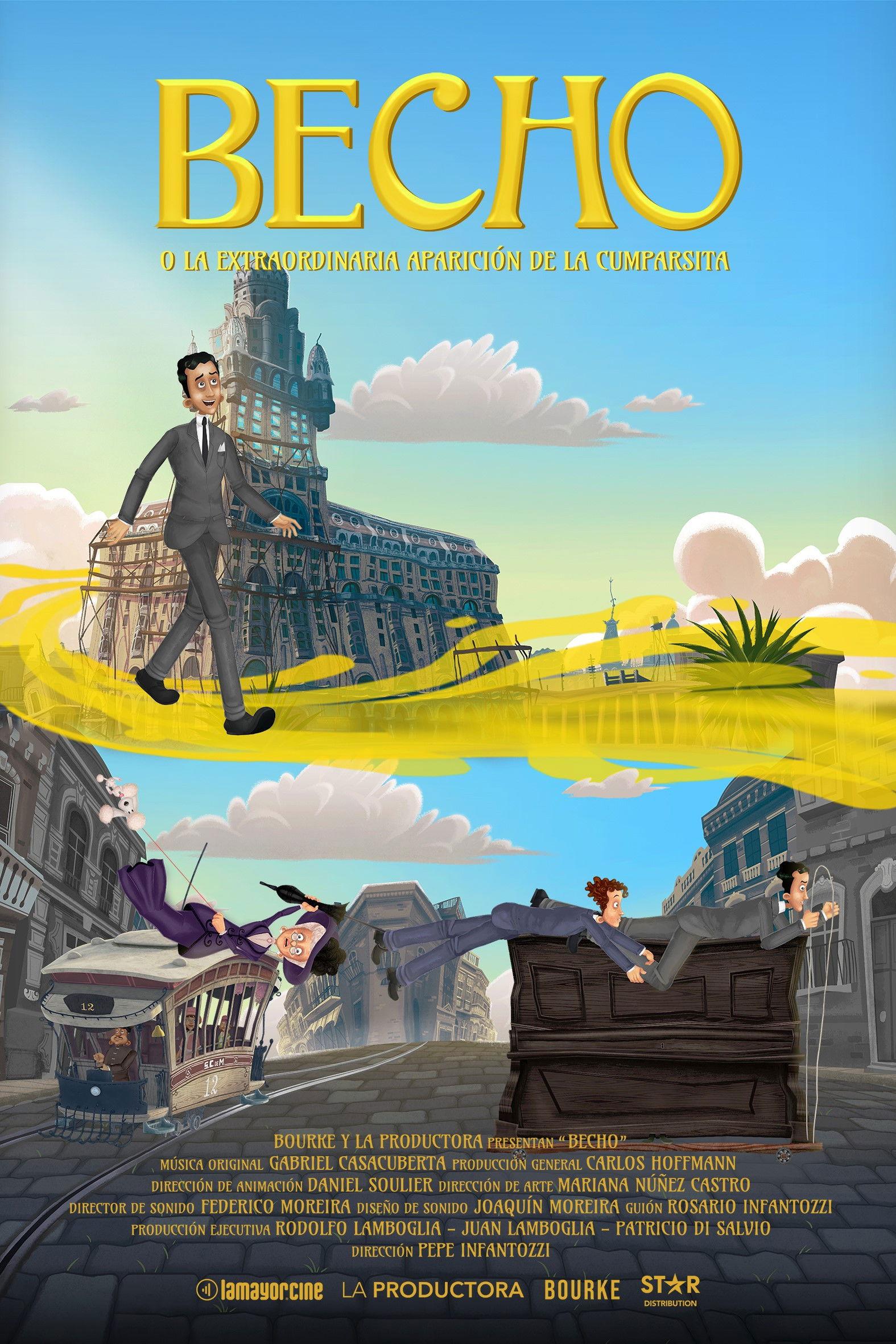 Poster Becho o la extraordinaria aparición de la Cumparsita