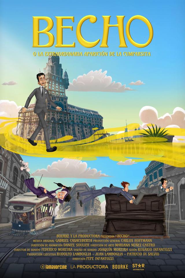 Poster Becho o la extraordinaria aparición de la Cumparsita