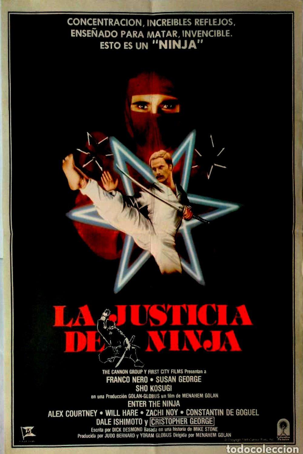 Poster La justicia del Ninja
