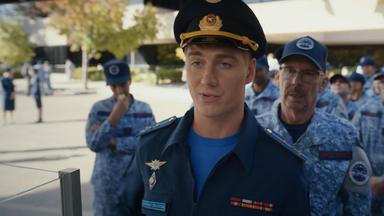 Poster episodio Fuerza Espacial 1x5