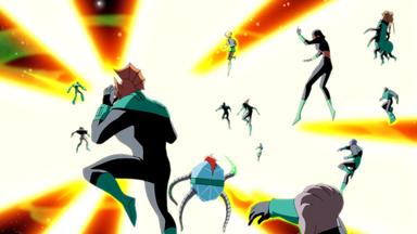 Poster episodio Liga de la Justicia Ilimitada 1x8