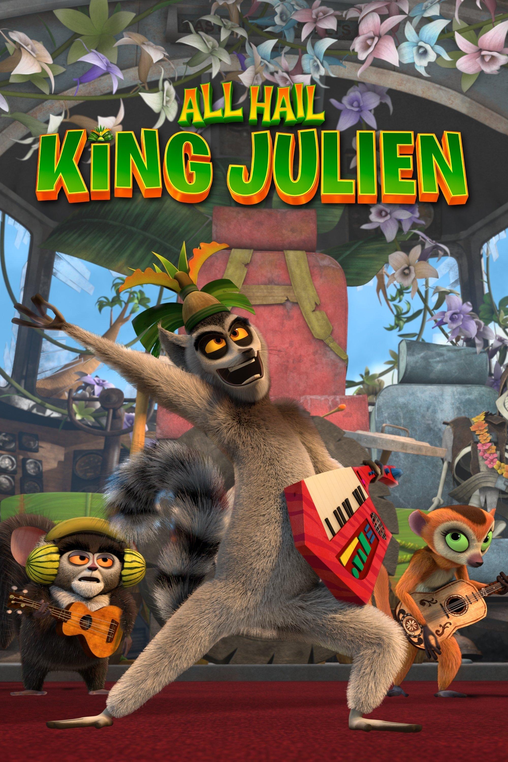 Poster Viva el rey Julien