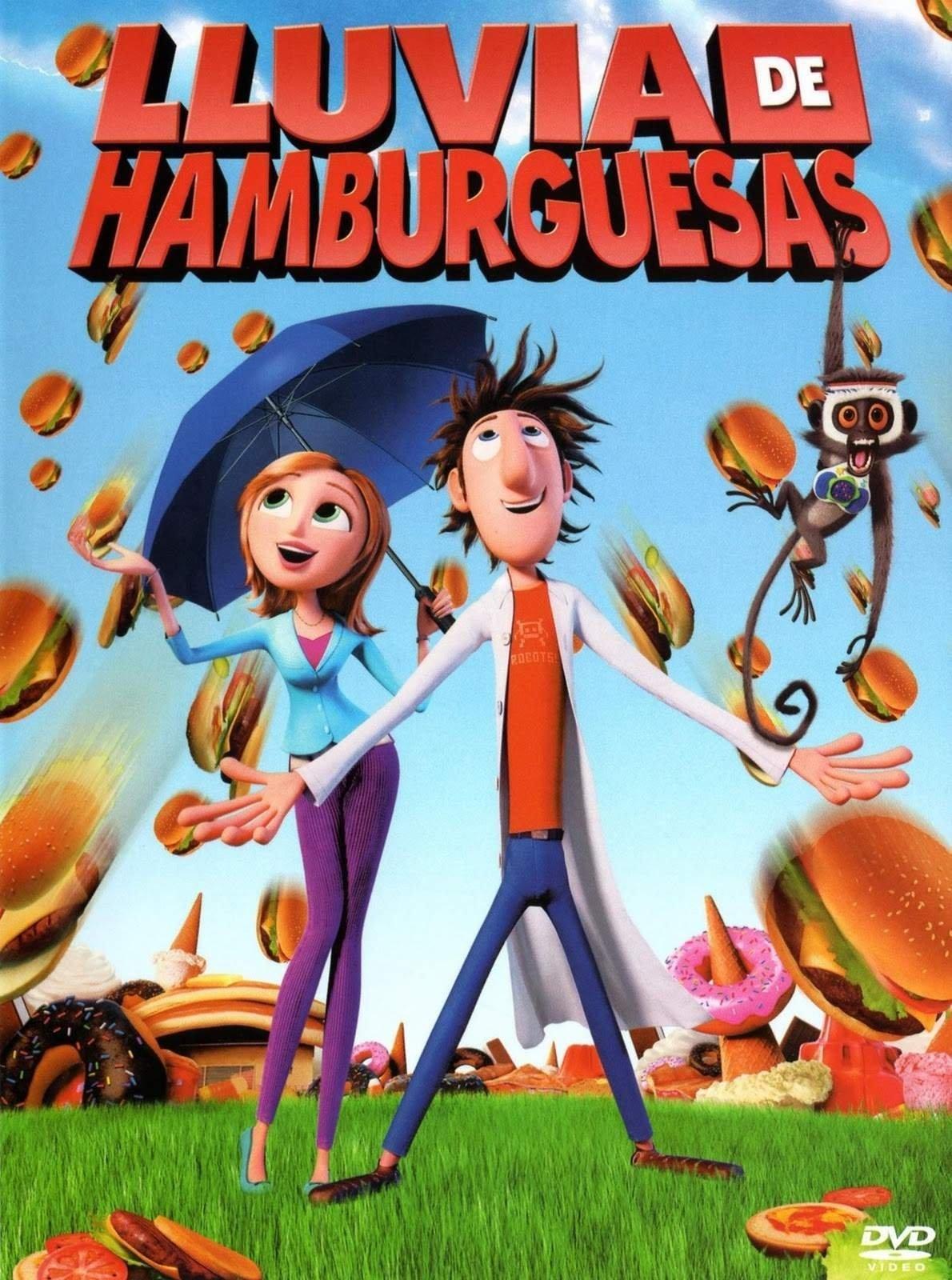 Poster Lluvia de Hamburguesas