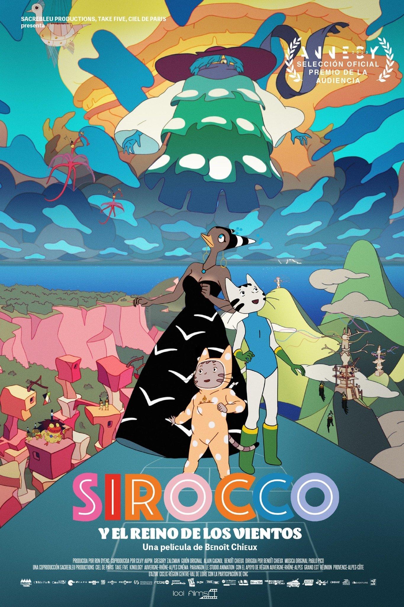 Poster Sirocco y el reino de los vientos
