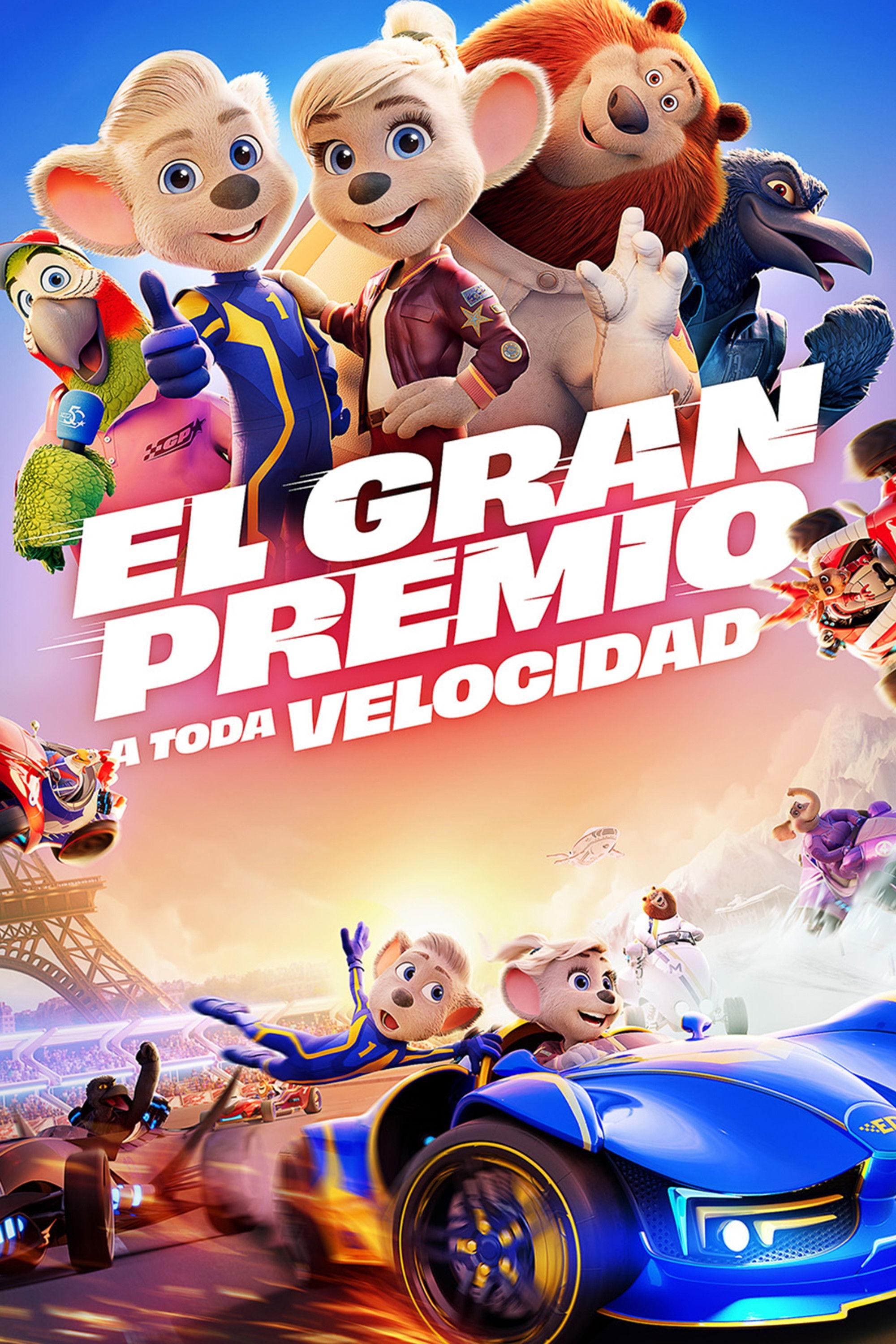 Poster El gran premio a toda velocidad