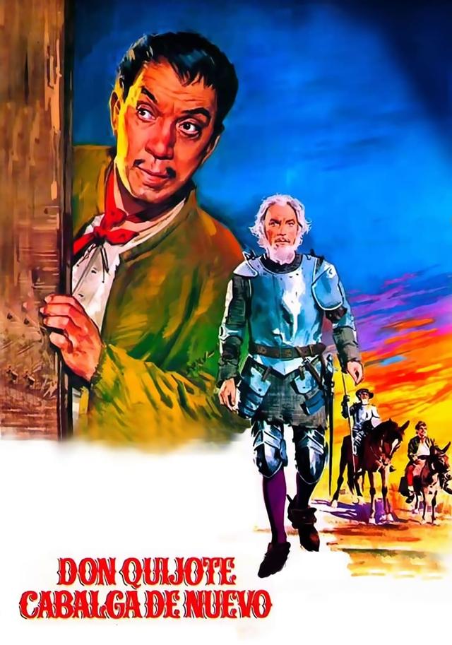 Poster Don Quijote cabalga de nuevo