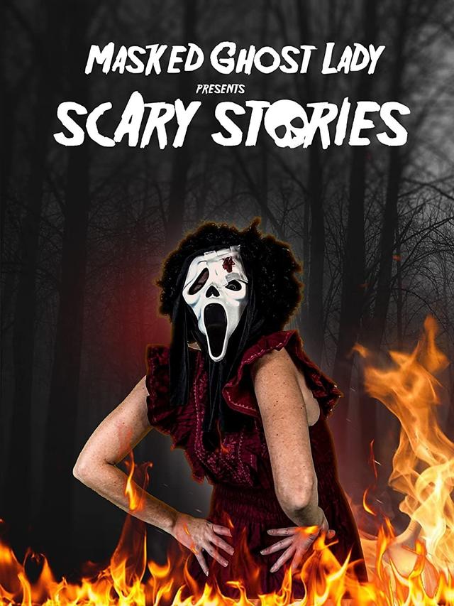 Poster Masked Ghost Lady Presents Scary Stories