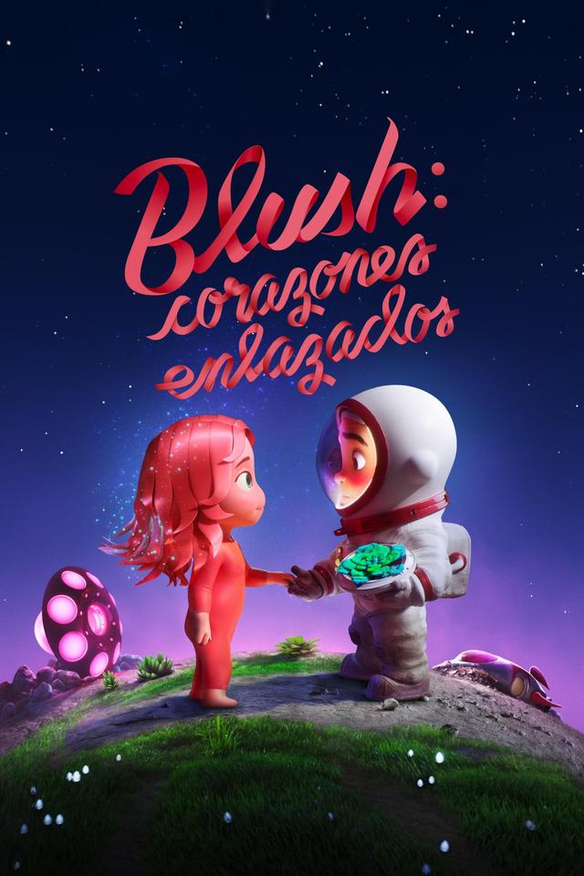 Poster Blush: Corazones enlazados